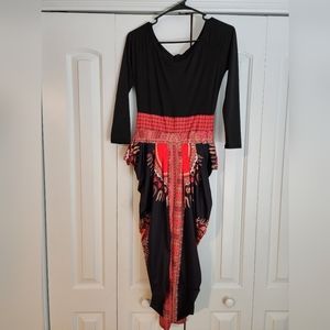 African print dress